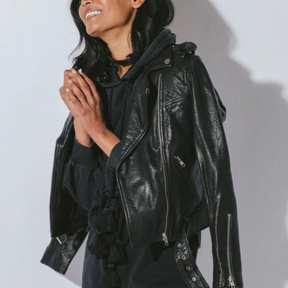 Asher Leather Jacket - Barely Worn - image 1